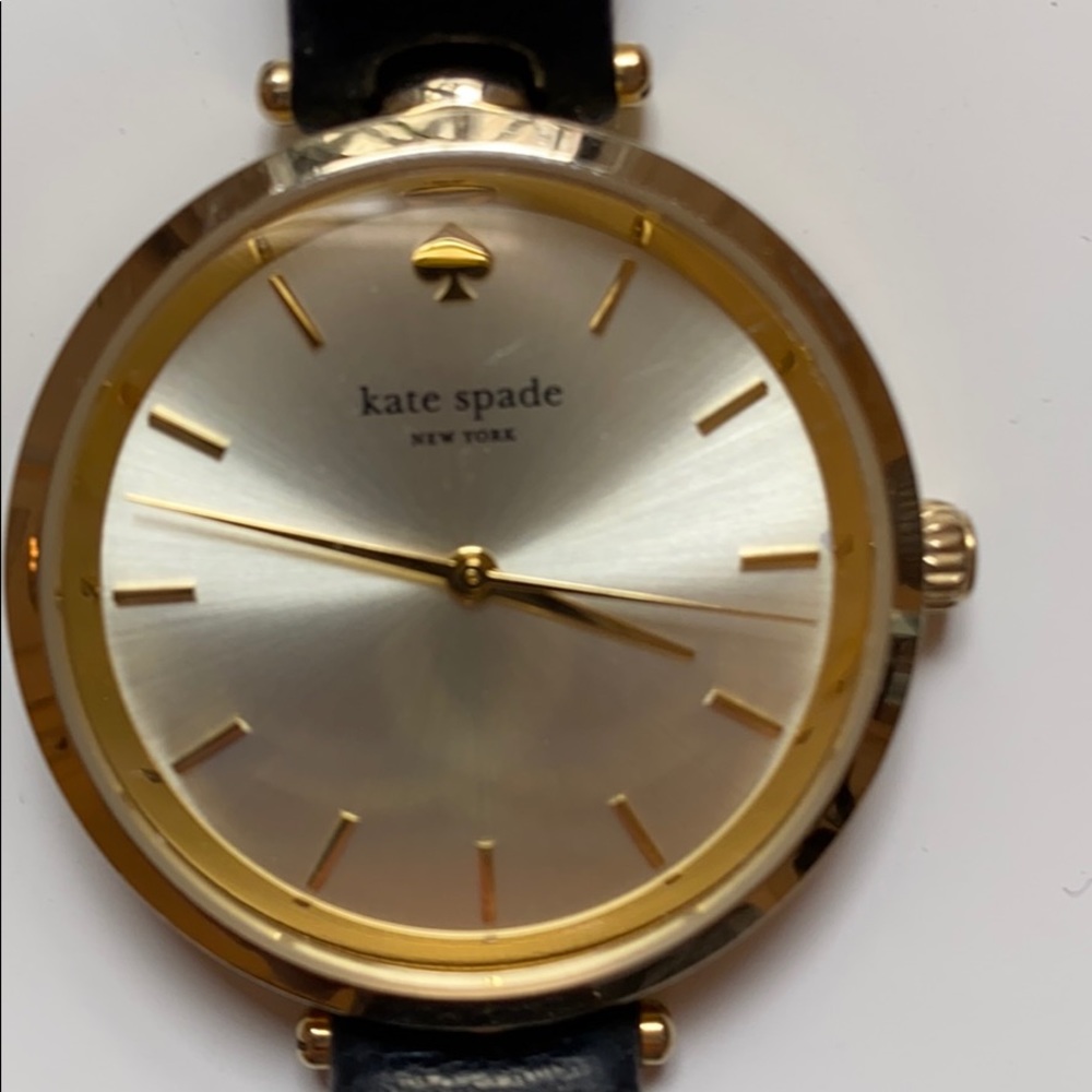 Kate Spade Black And Gold Metro Watch Gem